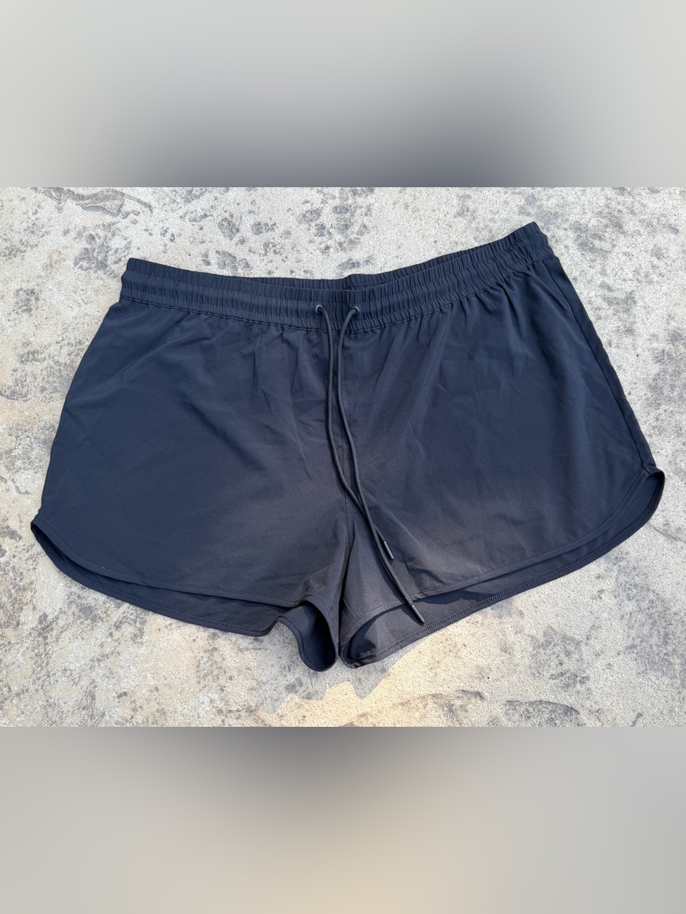 TNA Women's Black Athletic Running Shorts